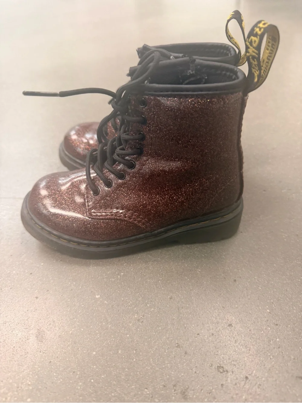 Dr. Martens sparkling brown